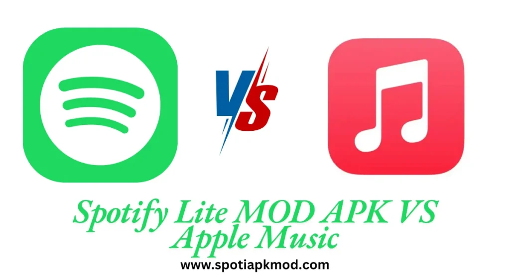 Spotify Lite Mod APK vs apple music