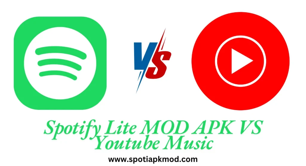 Spotify Lite Mod APK vs youtube