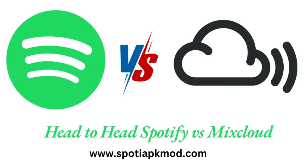 Spotify vs Mixcloud head to head