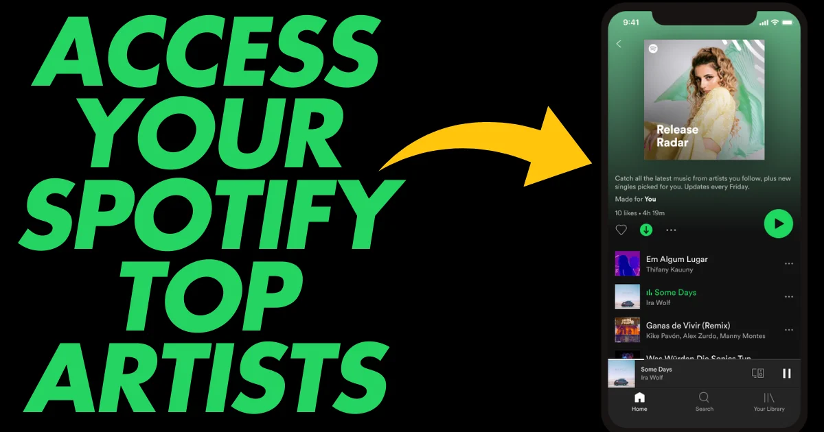 Access Your Spotify Top Artists